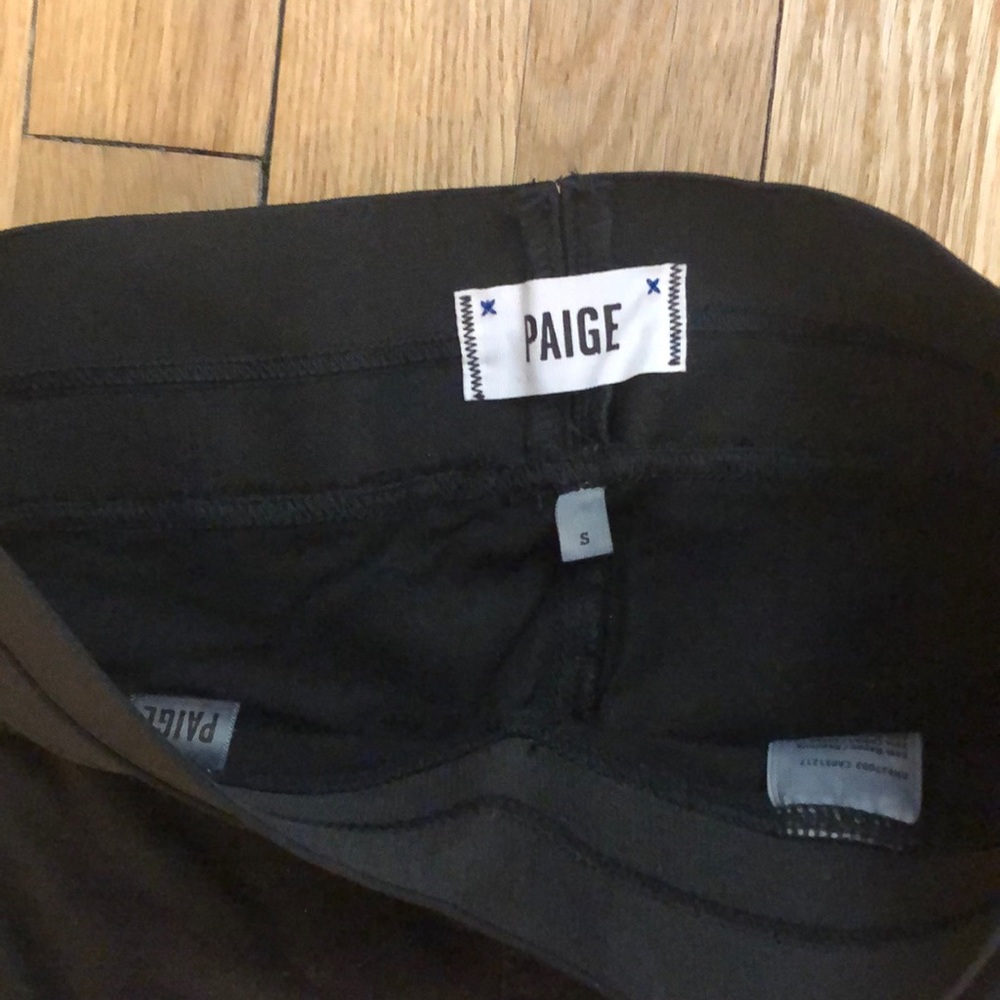 Paige Black Pants size S - Picture 2 of 3